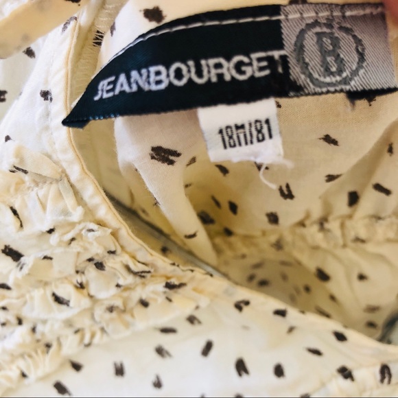 Jean Bourget Cream & Black Dress, 18M - Picture 5 of 5